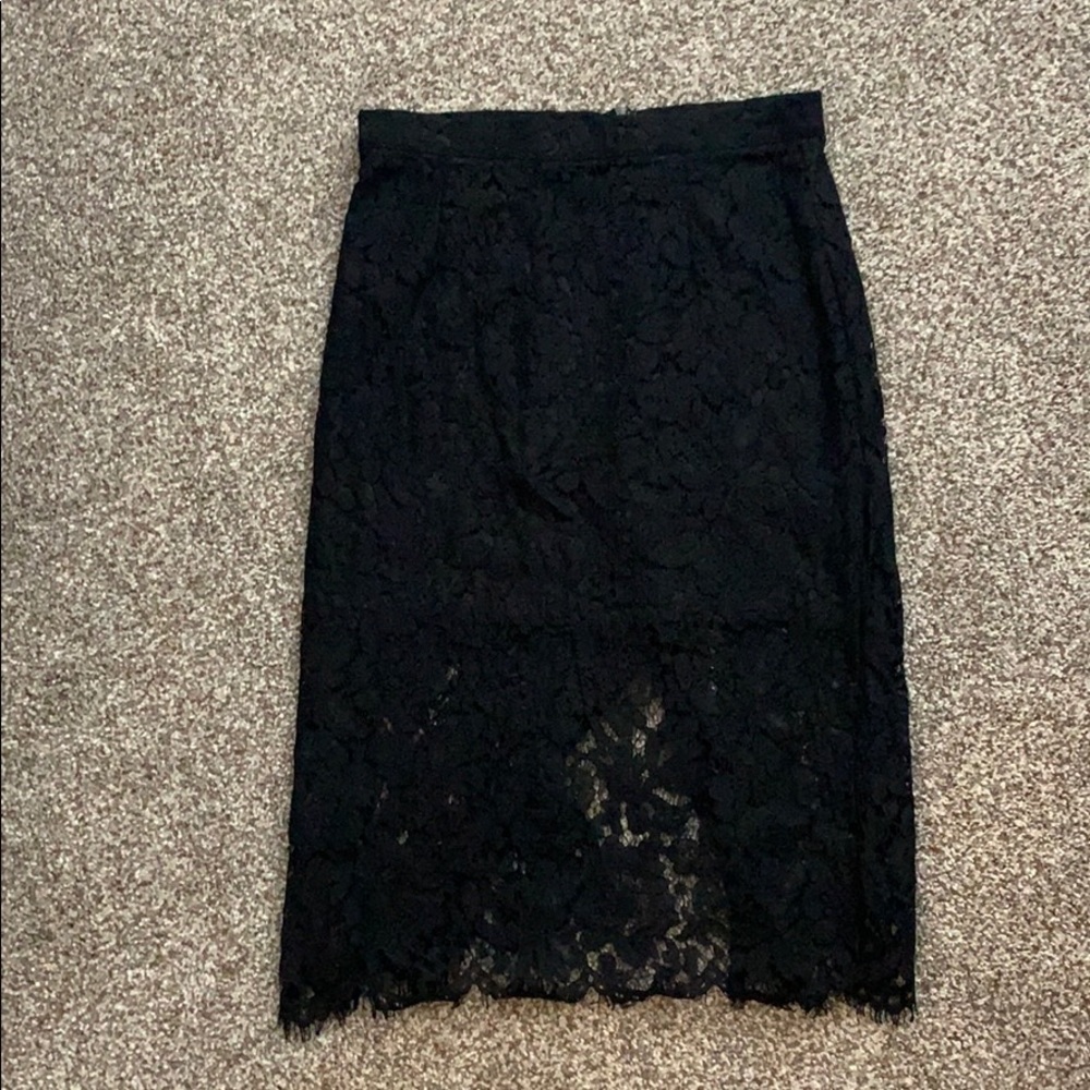 Black ANGL lace skirt!